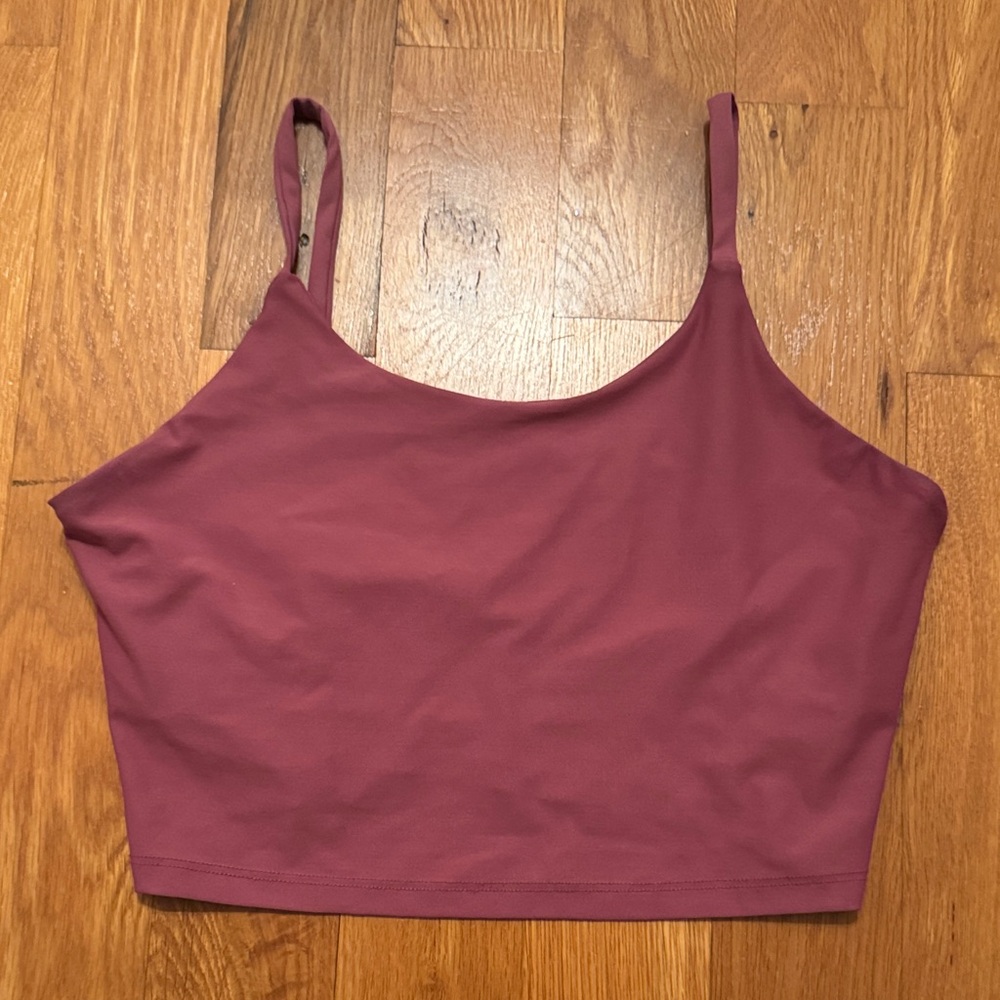 Mauve Cropped Tank Top